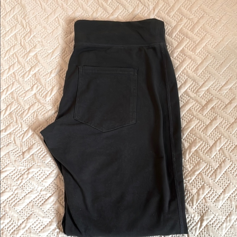 High-Waist Black Women's Ponte Leggings